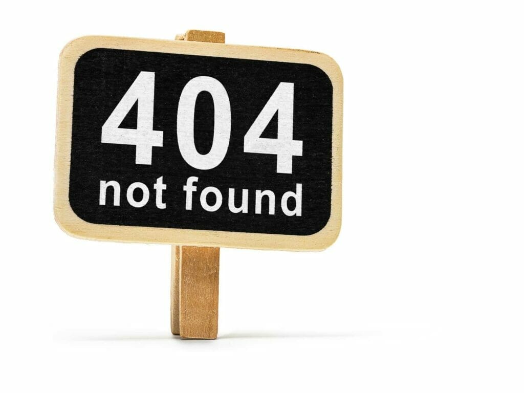 404 Not Found Featured