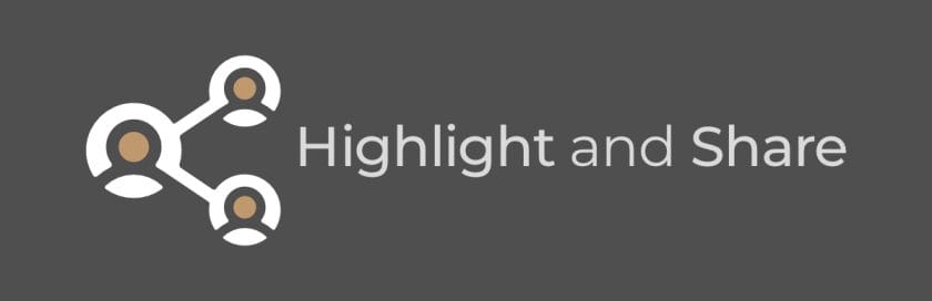 New Logo Banner of Highlight and Share