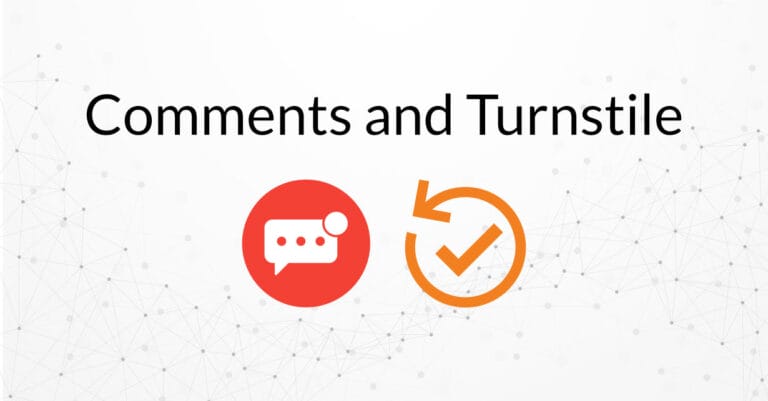 Comments and Turnstile