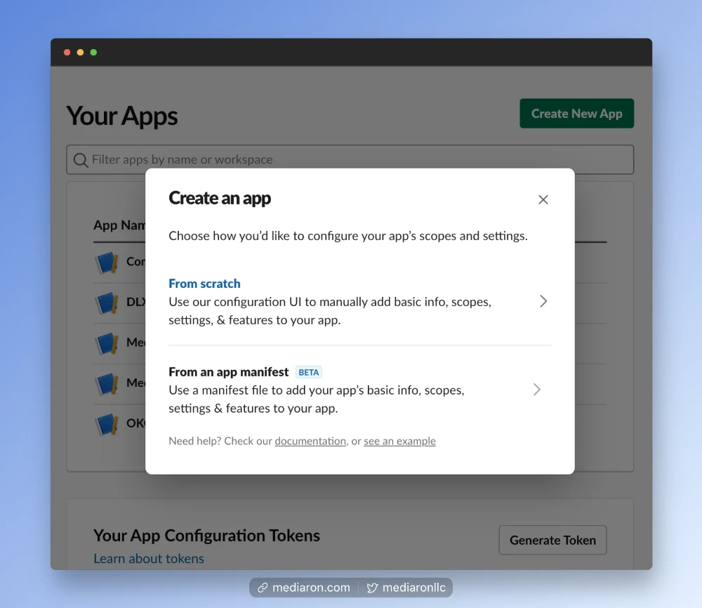 Slack App Modal