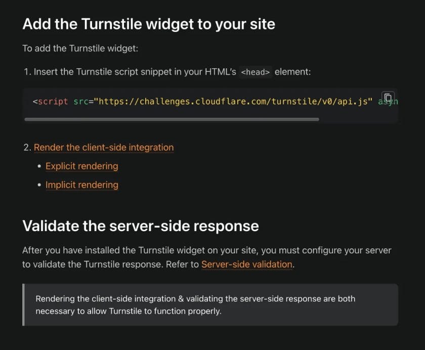 Turnstile Getting Started Page
